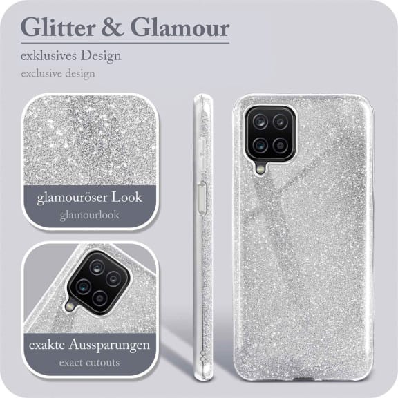 ONEFLOW Glitter Case Samsung Galaxy A12 mit Glitzer Look – Weiteres Produktbild 2 ONEFLOW Glitter Case Samsung Galaxy A12 mit Glitzer Look – Weiteres Produktbild 2