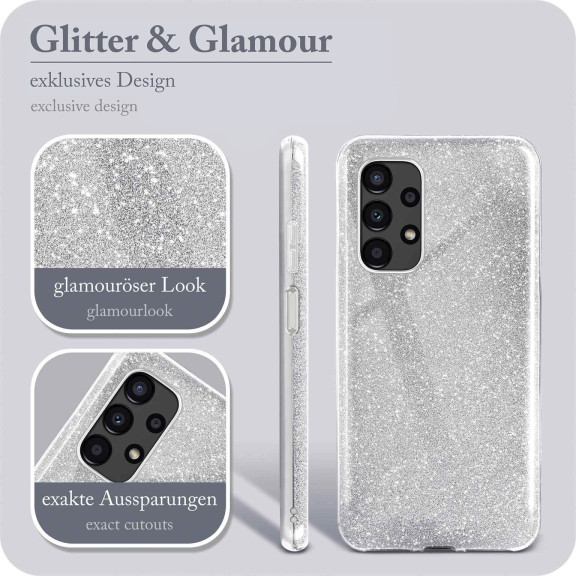 ONEFLOW Glitter Case Samsung Galaxy A13 (4G) mit Glitzer Look – Weiteres Produktbild 2 ONEFLOW Glitter Case Samsung Galaxy A13 (4G) mit Glitzer Look – Weiteres Produktbild 2