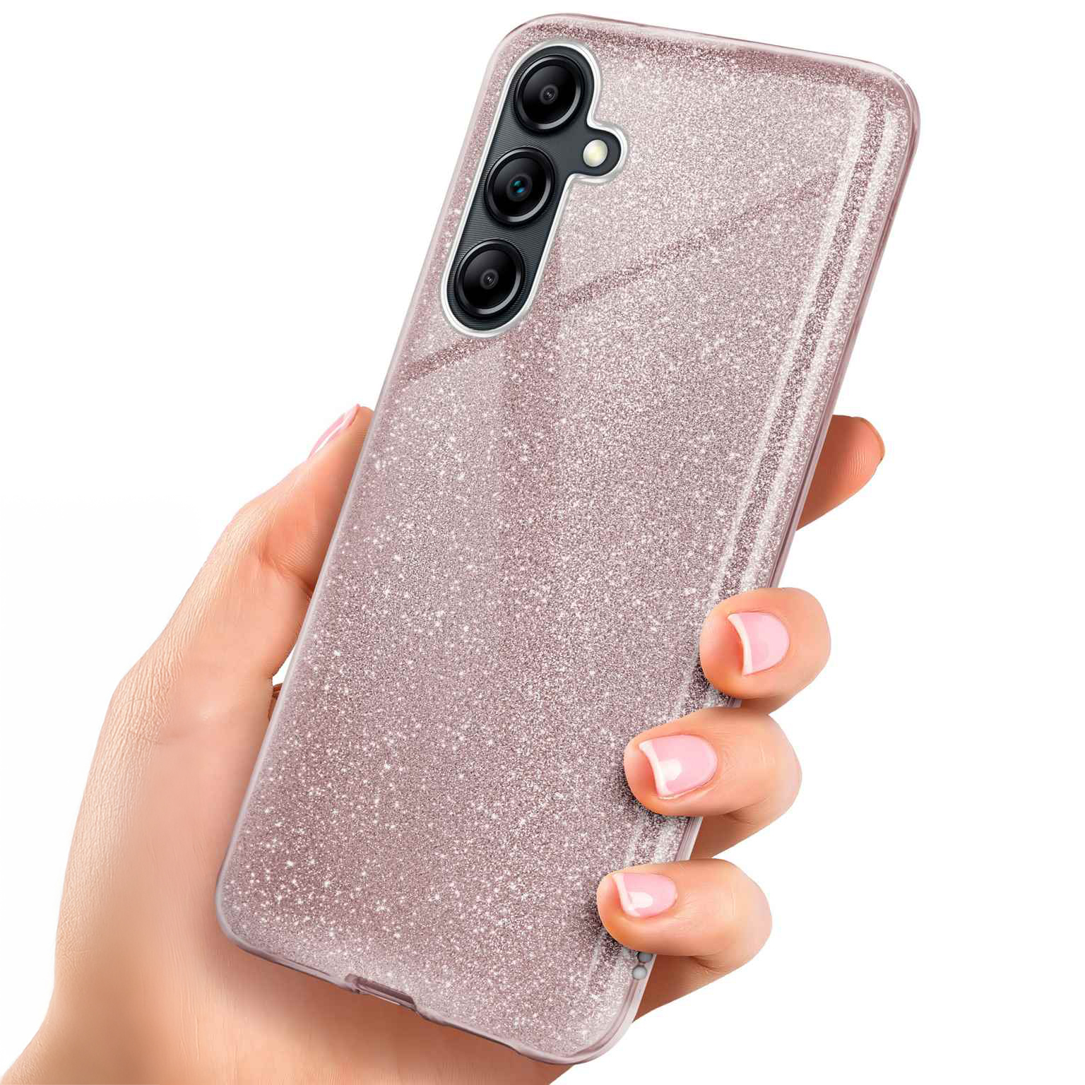 Glitter Case Samsung Galaxy A14 5G mit Glitzer Look ▷ hulle24 – Sparkle-Silver