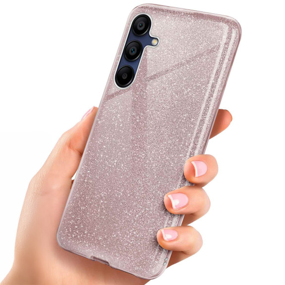 ONEFLOW Glitter Case Samsung Galaxy A15 5G mit Glitzer Look – Weiteres Produktbild 1