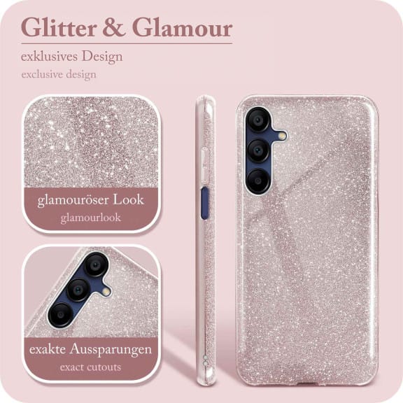 ONEFLOW Glitter Case Samsung Galaxy A15 5G mit Glitzer Look – Weiteres Produktbild 2 ONEFLOW Glitter Case Samsung Galaxy A15 5G mit Glitzer Look – Weiteres Produktbild 2