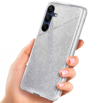 ONEFLOW Glitter Case Samsung Galaxy A15 5G mit Glitzer Look – Sparkle-Silver ONEFLOW Glitter Case Samsung Galaxy A15 5G mit Glitzer Look – Sparkle-Silver