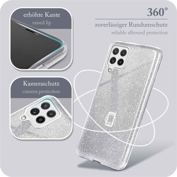 ONEFLOW Glitter Case Samsung Galaxy A22 (4G) mit Glitzer Look – Weiteres Produktbild 5 ONEFLOW Glitter Case Samsung Galaxy A22 (4G) mit Glitzer Look – Weiteres Produktbild 5