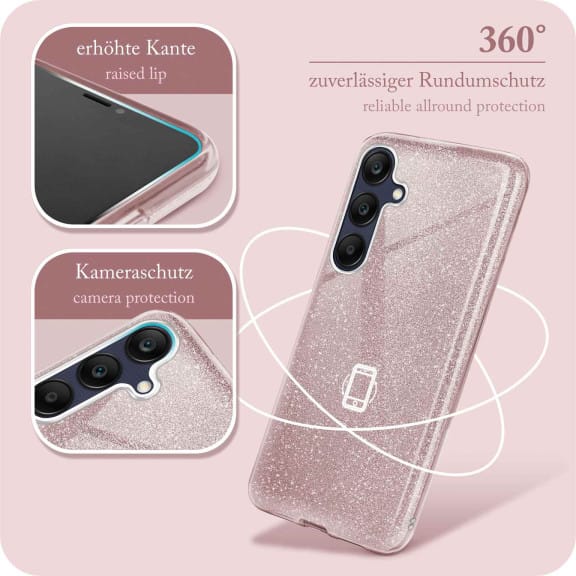 ONEFLOW Glitter Case Samsung Galaxy A25 5G mit Glitzer Look – Weiteres Produktbild 5 ONEFLOW Glitter Case Samsung Galaxy A25 5G mit Glitzer Look – Weiteres Produktbild 5