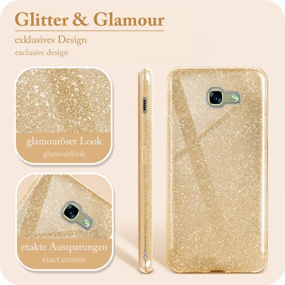 ONEFLOW Glitter Case Samsung Galaxy A3 (2017) mit Glitzer Look – Weiteres Produktbild 2 ONEFLOW Glitter Case Samsung Galaxy A3 (2017) mit Glitzer Look – Weiteres Produktbild 2