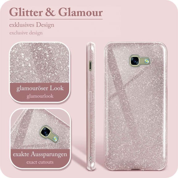 ONEFLOW Glitter Case Samsung Galaxy A3 (2017) mit Glitzer Look – Weiteres Produktbild 2 ONEFLOW Glitter Case Samsung Galaxy A3 (2017) mit Glitzer Look – Weiteres Produktbild 2