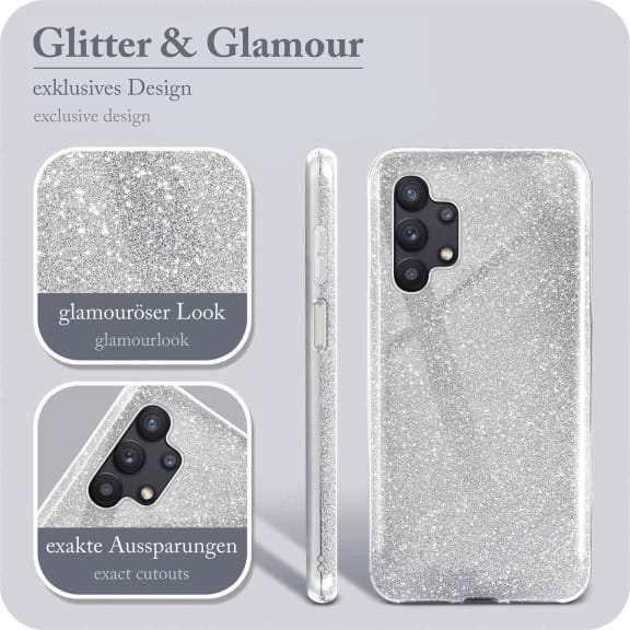 ONEFLOW Glitter Case Samsung Galaxy A32 5G mit Glitzer Look – Weiteres Produktbild 2 ONEFLOW Glitter Case Samsung Galaxy A32 5G mit Glitzer Look – Weiteres Produktbild 2