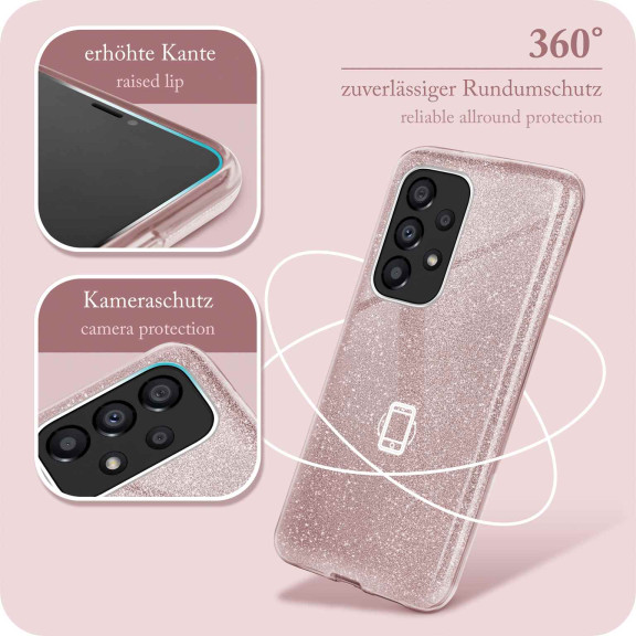 ONEFLOW Glitter Case Samsung Galaxy A33 5G mit Glitzer Look – Weiteres Produktbild 5 ONEFLOW Glitter Case Samsung Galaxy A33 5G mit Glitzer Look – Weiteres Produktbild 5