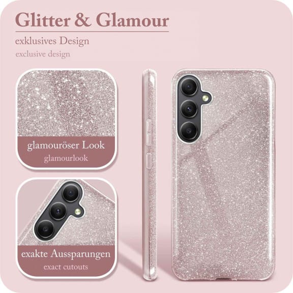 ONEFLOW Glitter Case Samsung Galaxy A34 5G mit Glitzer Look – Weiteres Produktbild 2 ONEFLOW Glitter Case Samsung Galaxy A34 5G mit Glitzer Look – Weiteres Produktbild 2