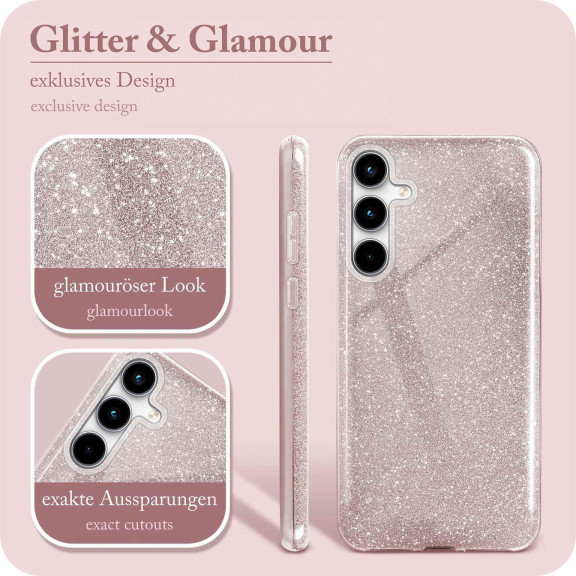 ONEFLOW Glitter Case Samsung Galaxy A35 5G mit Glitzer Look – Weiteres Produktbild 2