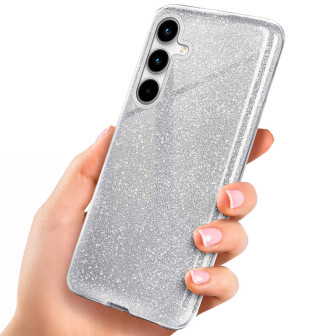 ONEFLOW Glitter Case Samsung Galaxy A35 5G mit Glitzer Look – Sparkle-Silver ONEFLOW Glitter Case Samsung Galaxy A35 5G mit Glitzer Look – Sparkle-Silver