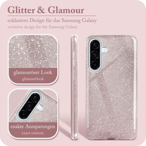 ONEFLOW Glitter Case Samsung Galaxy A36 5G mit Glitzer Look – Weiteres Produktbild 2 ONEFLOW Glitter Case Samsung Galaxy A36 5G mit Glitzer Look – Weiteres Produktbild 2