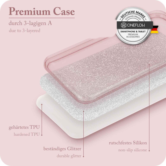 ONEFLOW Glitter Case Samsung Galaxy A36 5G mit Glitzer Look – Weiteres Produktbild 3