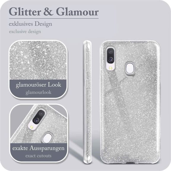 ONEFLOW Glitter Case Samsung Galaxy A40 mit Glitzer Look – Weiteres Produktbild 2 ONEFLOW Glitter Case Samsung Galaxy A40 mit Glitzer Look – Weiteres Produktbild 2