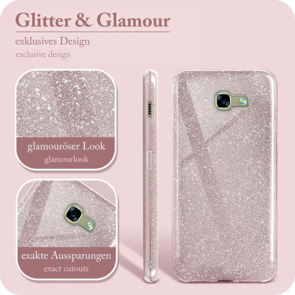 ONEFLOW Glitter Case Samsung Galaxy A5 (2017) mit Glitzer Look – Weiteres Produktbild 2