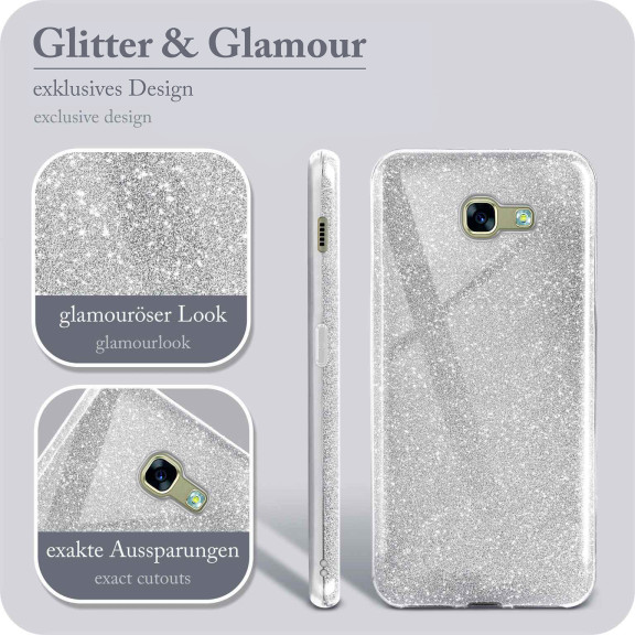 ONEFLOW Glitter Case Samsung Galaxy A5 (2017) mit Glitzer Look – Weiteres Produktbild 2