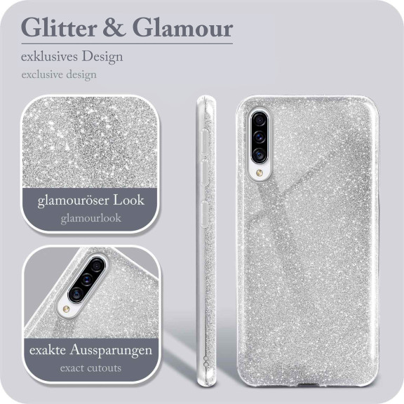 ONEFLOW Glitter Case Samsung Galaxy A50 mit Glitzer Look – Weiteres Produktbild 2 ONEFLOW Glitter Case Samsung Galaxy A50 mit Glitzer Look – Weiteres Produktbild 2