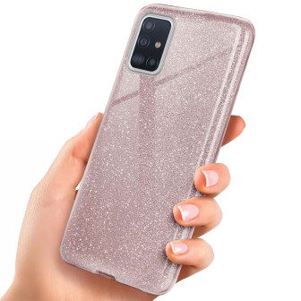 ONEFLOW Glitter Case Samsung Galaxy A51 mit Glitzer Look – Gloss-Rosé ONEFLOW Glitter Case Samsung Galaxy A51 mit Glitzer Look – Gloss-Rosé