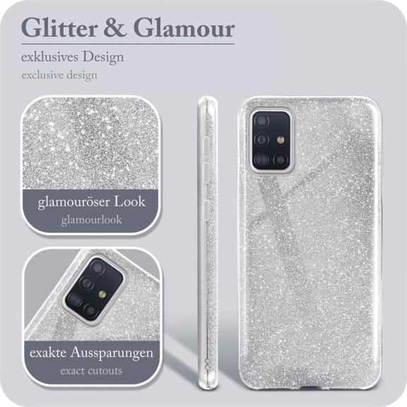 ONEFLOW Glitter Case Samsung Galaxy A51 mit Glitzer Look – Weiteres Produktbild 2 ONEFLOW Glitter Case Samsung Galaxy A51 mit Glitzer Look – Weiteres Produktbild 2