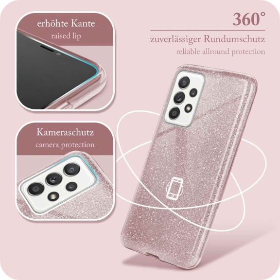ONEFLOW Glitter Case Samsung Galaxy A52 5G mit Glitzer Look – Weiteres Produktbild 5 ONEFLOW Glitter Case Samsung Galaxy A52 5G mit Glitzer Look – Weiteres Produktbild 5