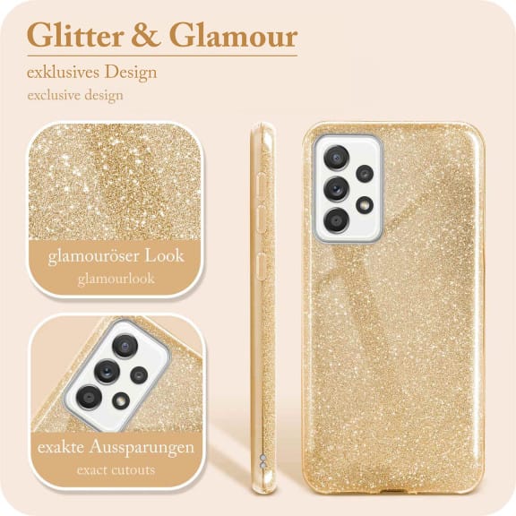 ONEFLOW Glitter Case Samsung Galaxy A52 mit Glitzer Look – Weiteres Produktbild 2 ONEFLOW Glitter Case Samsung Galaxy A52 mit Glitzer Look – Weiteres Produktbild 2