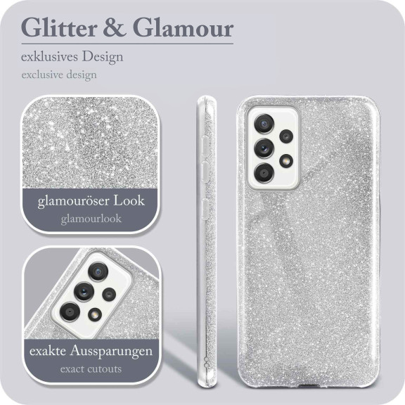 ONEFLOW Glitter Case Samsung Galaxy A52 mit Glitzer Look – Weiteres Produktbild 2 ONEFLOW Glitter Case Samsung Galaxy A52 mit Glitzer Look – Weiteres Produktbild 2
