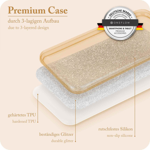 ONEFLOW Glitter Case Samsung Galaxy A53 5G mit Glitzer Look – Weiteres Produktbild 3