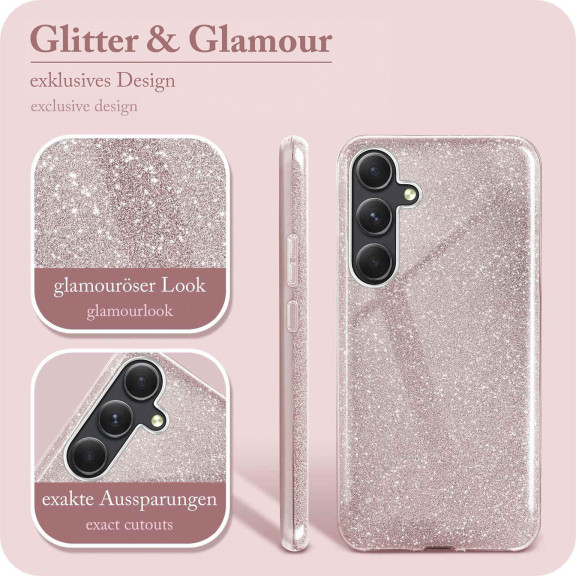 ONEFLOW Glitter Case Samsung Galaxy A54 5G mit Glitzer Look – Weiteres Produktbild 2