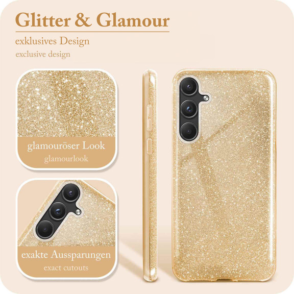 ONEFLOW Glitter Case Samsung Galaxy A55 5G mit Glitzer Look – Weiteres Produktbild 2 ONEFLOW Glitter Case Samsung Galaxy A55 5G mit Glitzer Look – Weiteres Produktbild 2