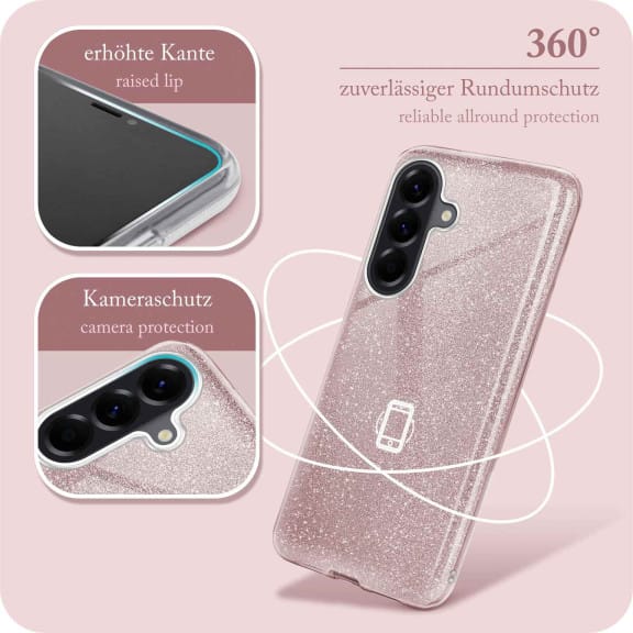 ONEFLOW Glitter Case Samsung Galaxy A56 5G mit Glitzer Look – Weiteres Produktbild 5 ONEFLOW Glitter Case Samsung Galaxy A56 5G mit Glitzer Look – Weiteres Produktbild 5