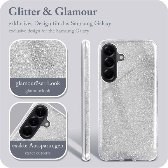 ONEFLOW Glitter Case Samsung Galaxy A56 5G mit Glitzer Look – Weiteres Produktbild 2 ONEFLOW Glitter Case Samsung Galaxy A56 5G mit Glitzer Look – Weiteres Produktbild 2