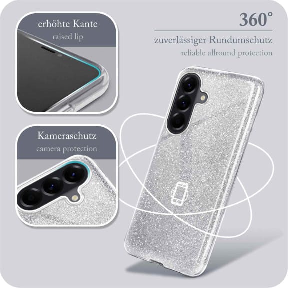 ONEFLOW Glitter Case Samsung Galaxy A56 5G mit Glitzer Look – Weiteres Produktbild 5 ONEFLOW Glitter Case Samsung Galaxy A56 5G mit Glitzer Look – Weiteres Produktbild 5