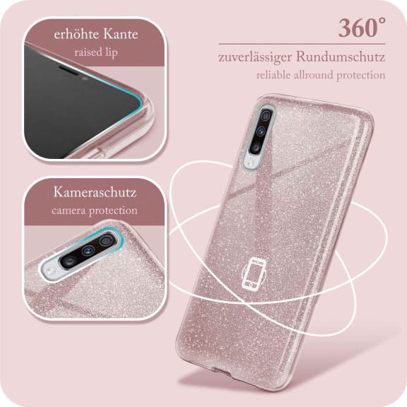 ONEFLOW Glitter Case Samsung Galaxy A70 mit Glitzer Look – Weiteres Produktbild 5 ONEFLOW Glitter Case Samsung Galaxy A70 mit Glitzer Look – Weiteres Produktbild 5