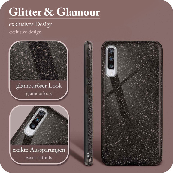 ONEFLOW Glitter Case Samsung Galaxy A70 mit Glitzer Look – Weiteres Produktbild 2 ONEFLOW Glitter Case Samsung Galaxy A70 mit Glitzer Look – Weiteres Produktbild 2