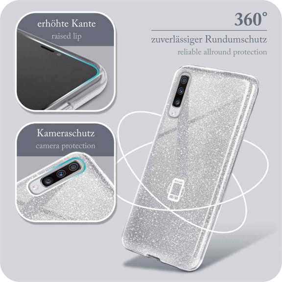 ONEFLOW Glitter Case Samsung Galaxy A70 mit Glitzer Look – Weiteres Produktbild 5 ONEFLOW Glitter Case Samsung Galaxy A70 mit Glitzer Look – Weiteres Produktbild 5