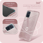 ONEFLOW Glitter Case Samsung Galaxy A71 mit Glitzer Look – Produktbild 5