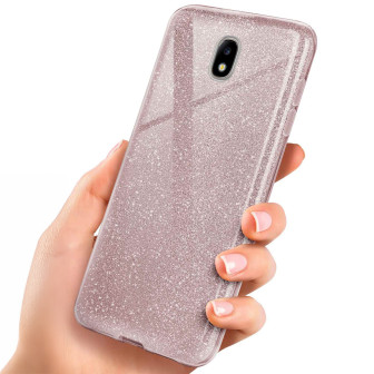 ONEFLOW Glitter Case Samsung Galaxy J5 (2017) mit Glitzer Look – Gloss-Rosé ONEFLOW Glitter Case Samsung Galaxy J5 (2017) mit Glitzer Look – Gloss-Rosé