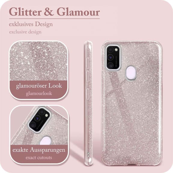 ONEFLOW Glitter Case Samsung Galaxy M30s mit Glitzer Look – Weiteres Produktbild 2 ONEFLOW Glitter Case Samsung Galaxy M30s mit Glitzer Look – Weiteres Produktbild 2