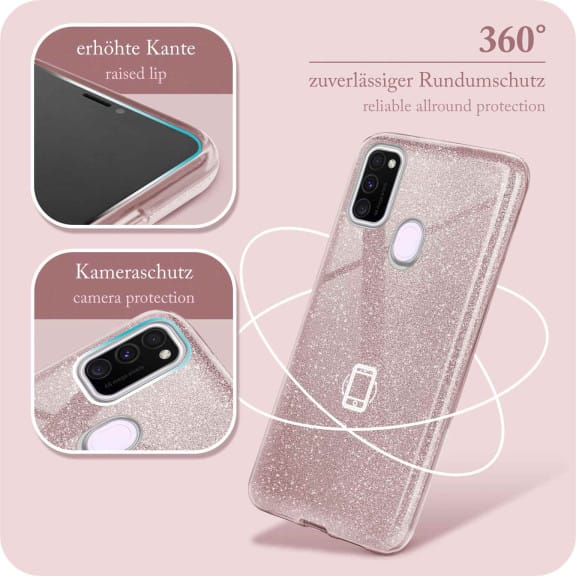 ONEFLOW Glitter Case Samsung Galaxy M30s mit Glitzer Look – Weiteres Produktbild 5 ONEFLOW Glitter Case Samsung Galaxy M30s mit Glitzer Look – Weiteres Produktbild 5