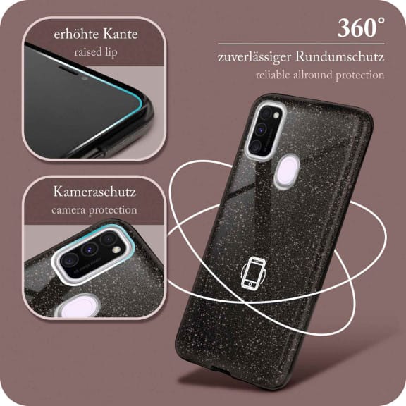 ONEFLOW Glitter Case Samsung Galaxy M30s mit Glitzer Look – Weiteres Produktbild 5 ONEFLOW Glitter Case Samsung Galaxy M30s mit Glitzer Look – Weiteres Produktbild 5