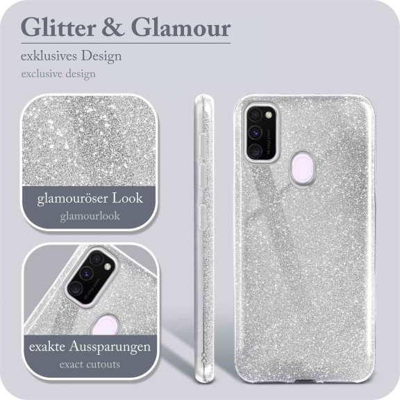 ONEFLOW Glitter Case Samsung Galaxy M30s mit Glitzer Look – Weiteres Produktbild 2 ONEFLOW Glitter Case Samsung Galaxy M30s mit Glitzer Look – Weiteres Produktbild 2