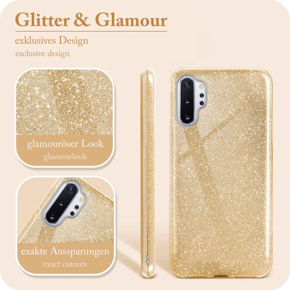 ONEFLOW Glitter Case Samsung Galaxy Note 10 Plus 5G mit Glitzer Look – Weiteres Produktbild 2