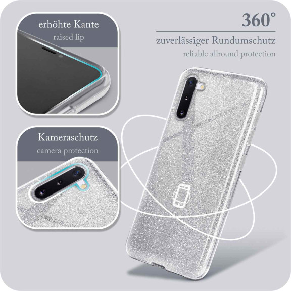 ONEFLOW Glitter Case Samsung Galaxy Note 10 mit Glitzer Look – Weiteres Produktbild 5 ONEFLOW Glitter Case Samsung Galaxy Note 10 mit Glitzer Look – Weiteres Produktbild 5