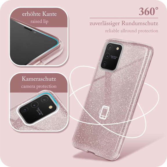 ONEFLOW Glitter Case Samsung Galaxy S10 Lite mit Glitzer Look – Weiteres Produktbild 5