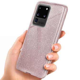 ONEFLOW Glitter Case Samsung Galaxy S20 Ultra mit Glitzer Look – Gloss-Rosé ONEFLOW Glitter Case Samsung Galaxy S20 Ultra mit Glitzer Look – Gloss-Rosé
