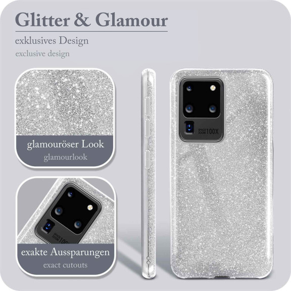 ONEFLOW Glitter Case Samsung Galaxy S20 Ultra 5G mit Glitzer Look – Weiteres Produktbild 2 ONEFLOW Glitter Case Samsung Galaxy S20 Ultra 5G mit Glitzer Look – Weiteres Produktbild 2