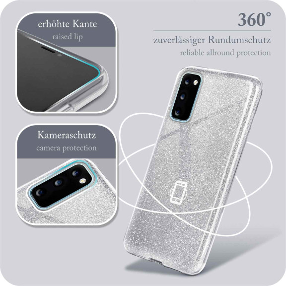 ONEFLOW Glitter Case Samsung Galaxy S20 5G mit Glitzer Look – Weiteres Produktbild 5 ONEFLOW Glitter Case Samsung Galaxy S20 5G mit Glitzer Look – Weiteres Produktbild 5