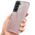 ONEFLOW Glitter Case Samsung Galaxy S21 FE 5G mit Glitzer Look – Produktbild 1