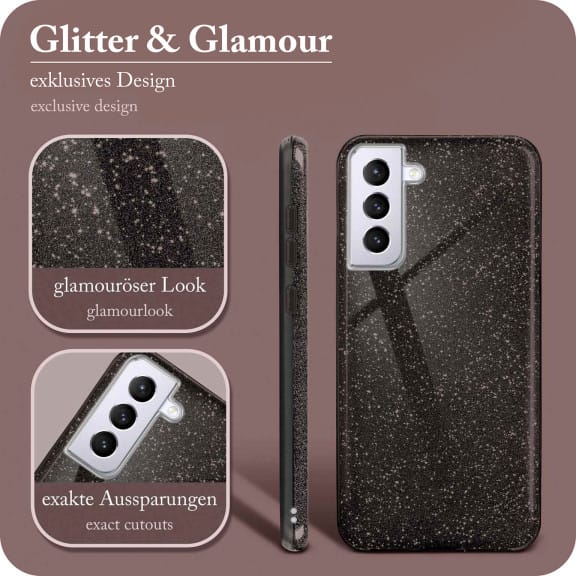 ONEFLOW Glitter Case Samsung Galaxy S21 Plus mit Glitzer Look – Weiteres Produktbild 2 ONEFLOW Glitter Case Samsung Galaxy S21 Plus mit Glitzer Look – Weiteres Produktbild 2