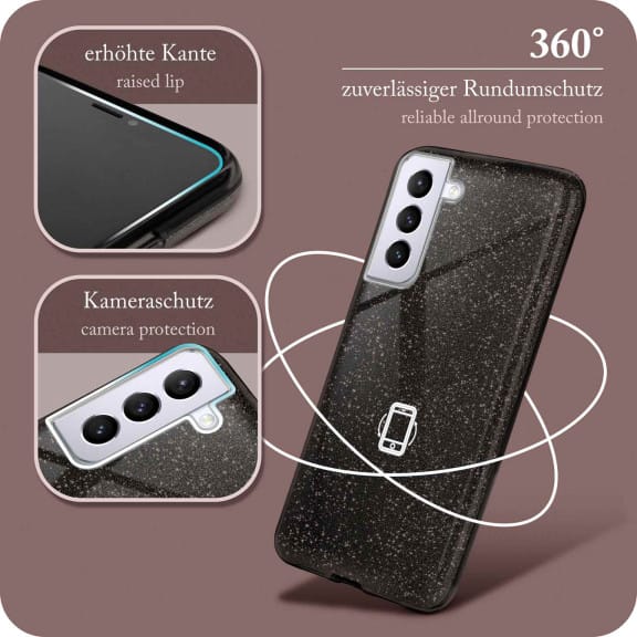 ONEFLOW Glitter Case Samsung Galaxy S21 Plus mit Glitzer Look – Weiteres Produktbild 5 ONEFLOW Glitter Case Samsung Galaxy S21 Plus mit Glitzer Look – Weiteres Produktbild 5